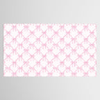 Pastel Pink Bows Coquette Aesthetic Vintage Romantic Feminine Preppy Bedroom Tablecloth Gallery Image 2