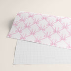 Pastel Pink Bows Coquette Aesthetic Vintage Romantic Feminine Preppy Bedroom Wrapping Paper Gallery Image 2