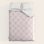 Pastel Pink Bows Coquette Aesthetic Vintage Romantic Feminine Preppy Bedroom Duvet Cover Gallery Image 6