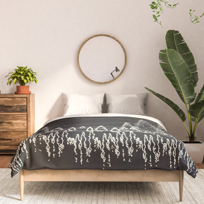 Night Forest Linescape Comforter Gallery Image 3
