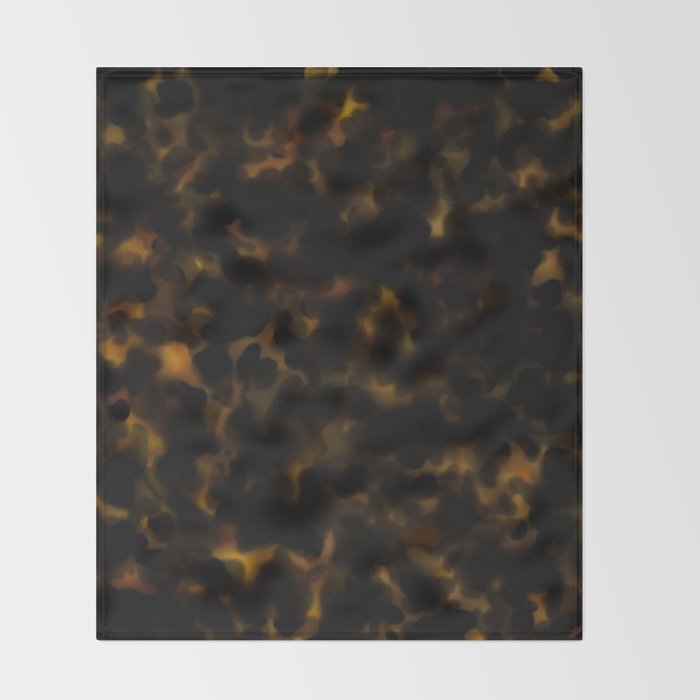 Tortoise shell pattern Throw Blanket Gallery Image 2