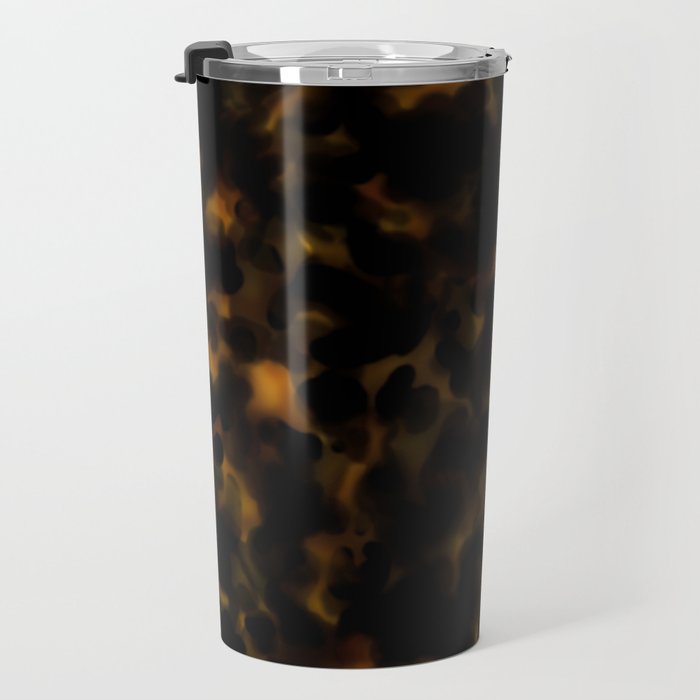 Tortoise shell pattern Travel Mug Gallery Image 3