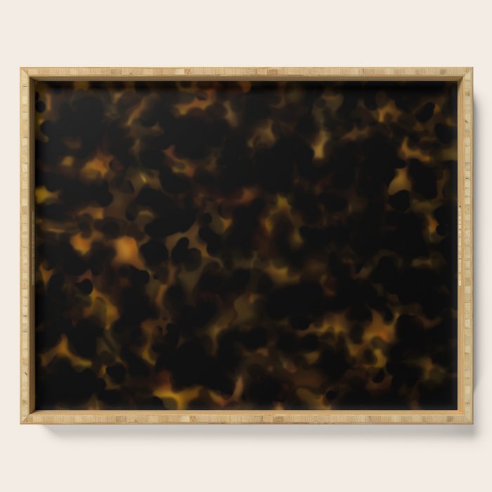 Tortoise shell pattern Serving Tray Gallery Image 1