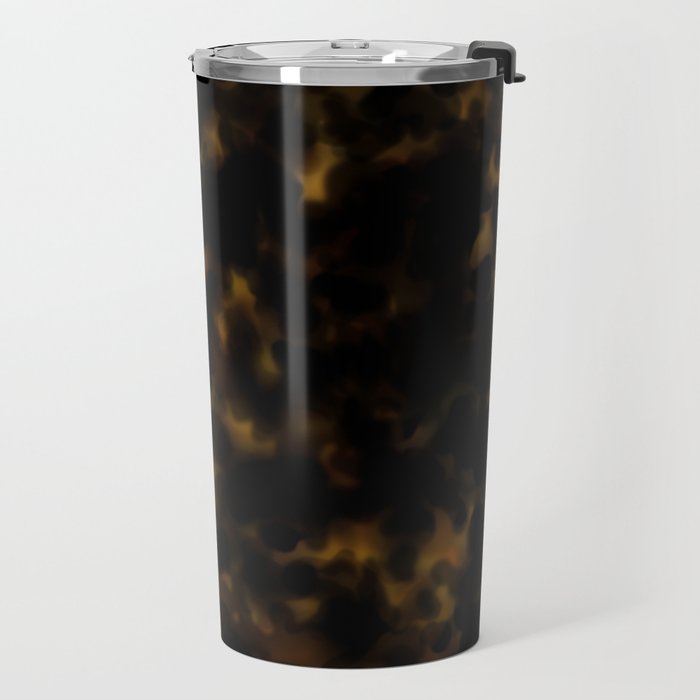 Tortoise shell pattern Travel Mug Gallery Image 2