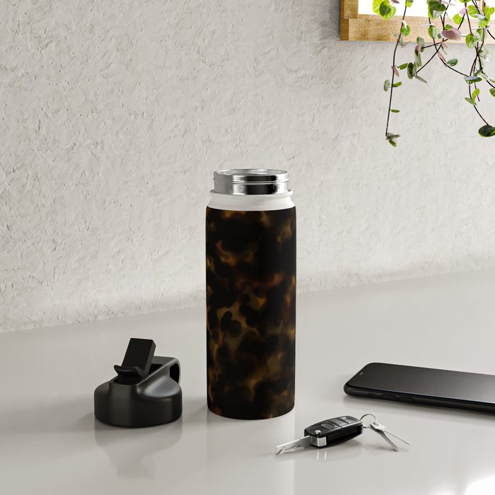 Tortoise shell pattern Water Bottle Gallery Image 4