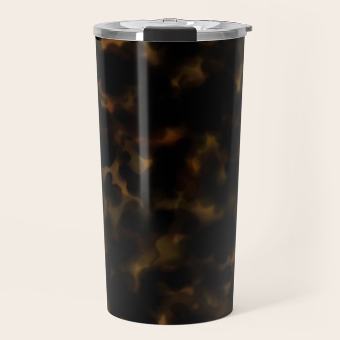 Tortoise shell pattern Travel Mug Gallery Image 1