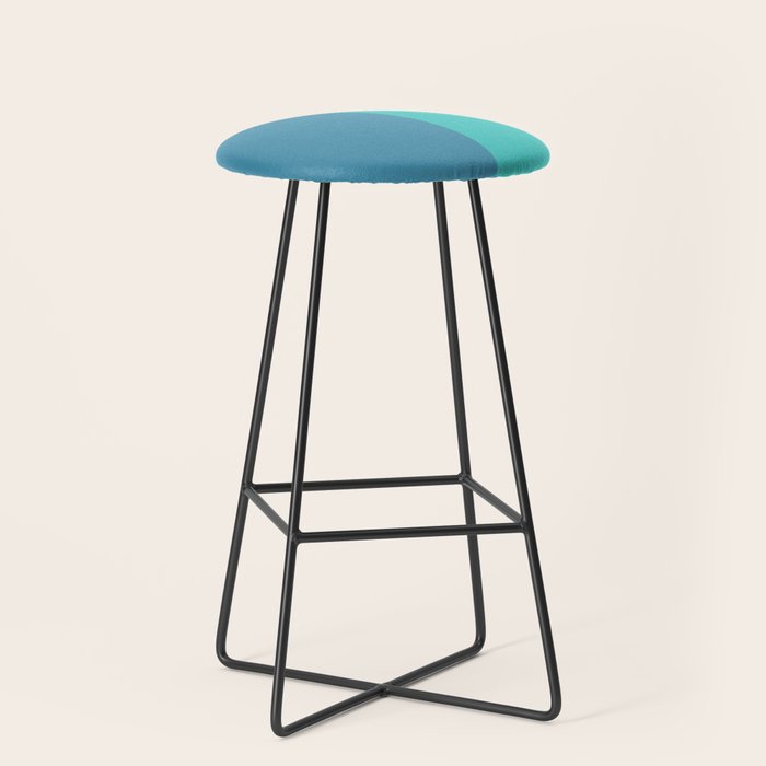 Color Block Abstract II Stool Gallery Image 1