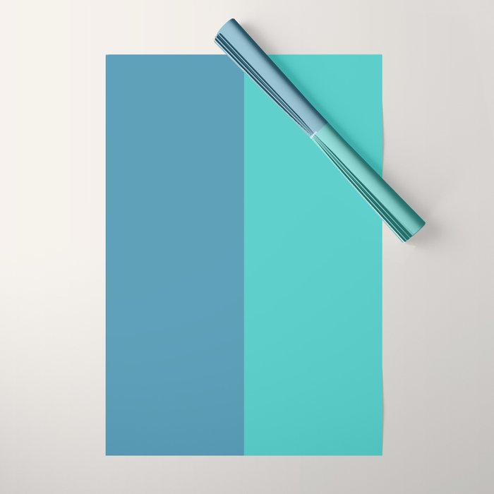 Color Block Abstract II Wrapping Paper Gallery Image 1