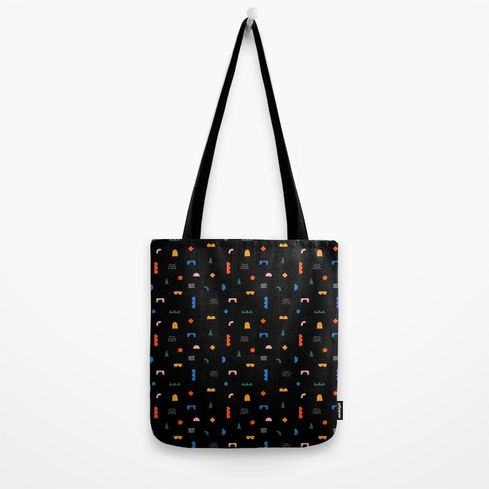 Colorful abstract geometric shape art pattern Tote Bag Gallery Image 2