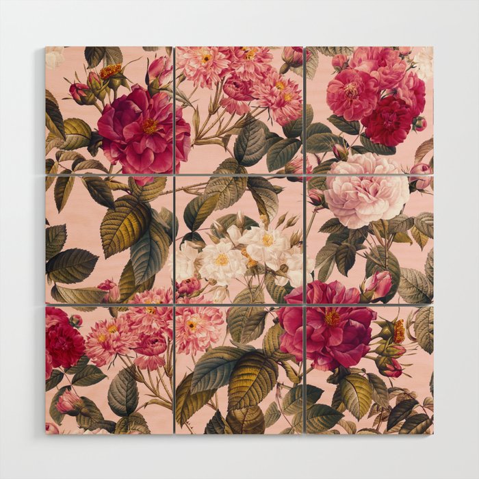 Rose Garden V Wood Wall Art Gallery Image 1