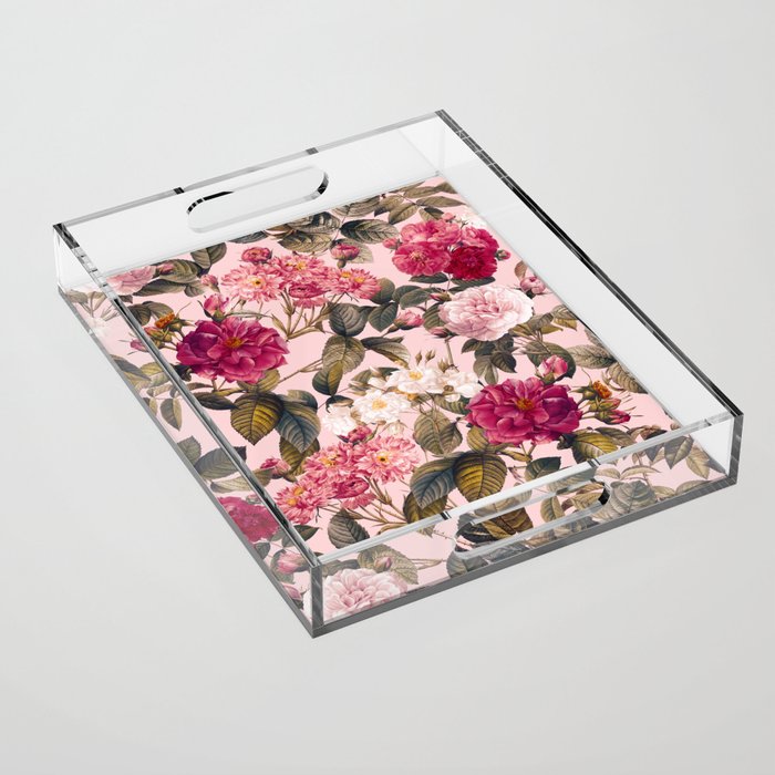 Rose Garden V Acrylic Tray Gallery Image 1