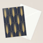 Arches in Navy and Gold Stationery Card Gallery Image 2