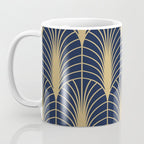 Arches in Navy and Gold Coffee Mug Gallery Image 3