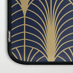 Arches in Navy and Gold Laptop Sleeve Gallery Image 3