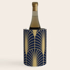 Arches in Navy and Gold Wine Chiller Gallery Image 1