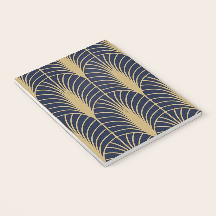 Arches in Navy and Gold Notebook Gallery Image 3