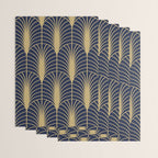Arches in Navy and Gold Wrapping Paper Gallery Image 3