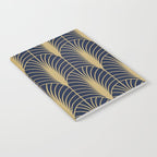 Arches in Navy and Gold Notebook Gallery Image 2