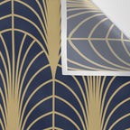 Arches in Navy and Gold Wall Tapestry Gallery Image 3