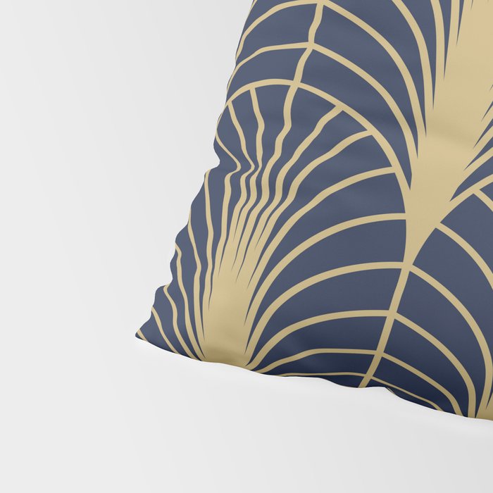 Arches in Navy and Gold Pillow Sham Gallery Image 4