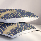 Arches in Navy and Gold Pillow Sham Gallery Image 3