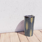 Arches in Navy and Gold Travel Mug Gallery Image 4