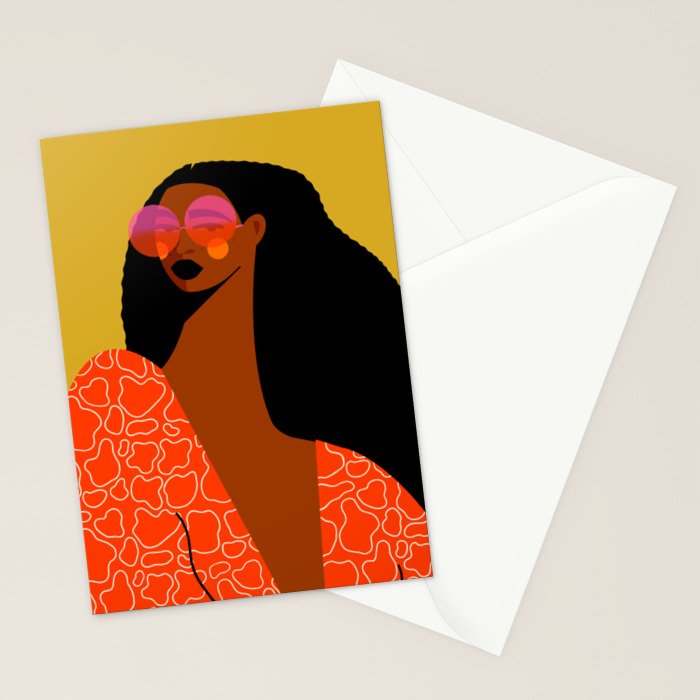 Wavy Retro Vibe Stationery Card Gallery Image 2