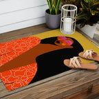 Wavy Retro Vibe Outdoor Rug Gallery Image 2