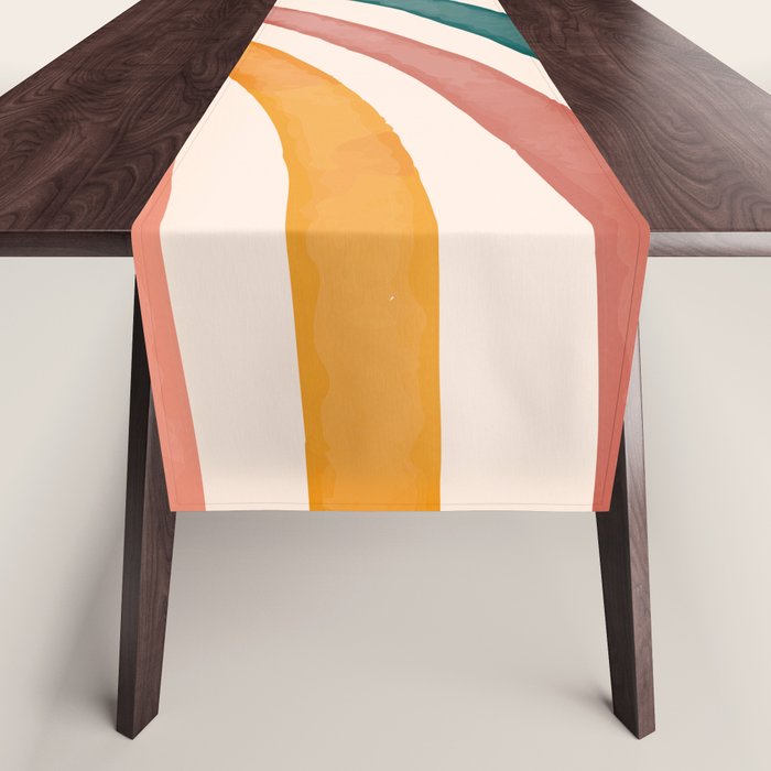 Abstract Colors of the Rainbow Table Runner Gallery Image 1
