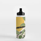 Tropical Garden Leaves 02 Water Bottle Gallery Image 2
