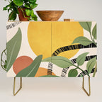 Tropical Garden Leaves 02 Credenza Gallery Image 1