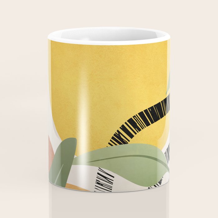 Tropical Garden Leaves 02 Coffee Mug Gallery Image 4
