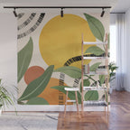 Tropical Garden Leaves 02 Wall Mural Gallery Image 1