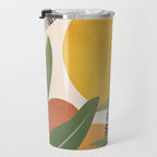 Tropical Garden Leaves 02 Travel Mug Gallery Image 3