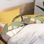 Tropical Garden Leaves 02 Pillow Sham Gallery Image 2