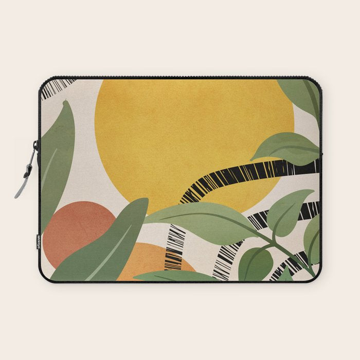 Tropical Garden Leaves 02 Laptop Sleeve Gallery Image 1