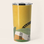 Tropical Garden Leaves 02 Travel Mug Gallery Image 1