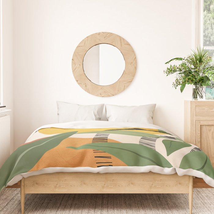 Tropical Garden Leaves 02 Duvet Cover Gallery Image 3