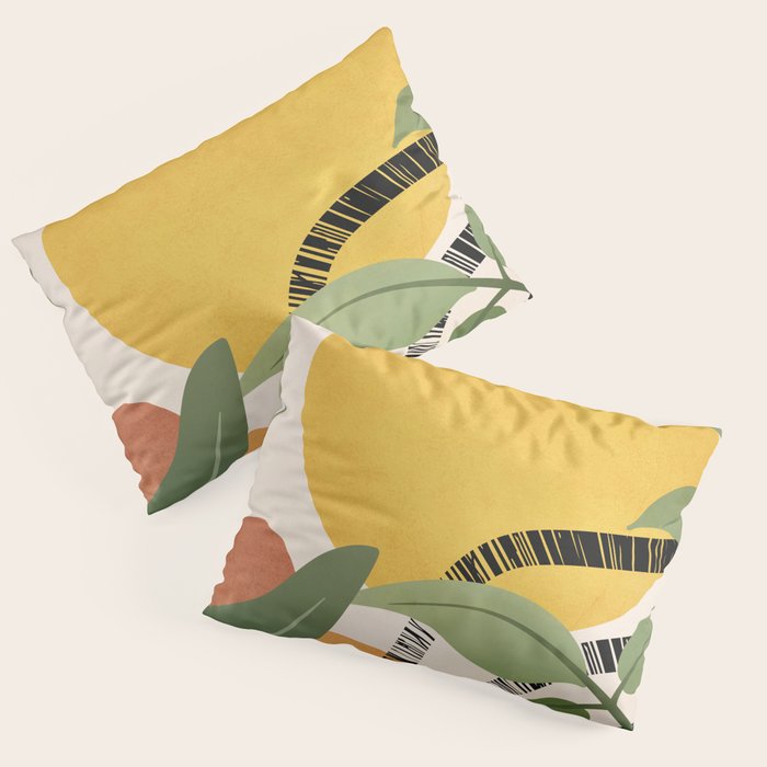 Tropical Garden Leaves 02 Pillow Sham Gallery Image 3