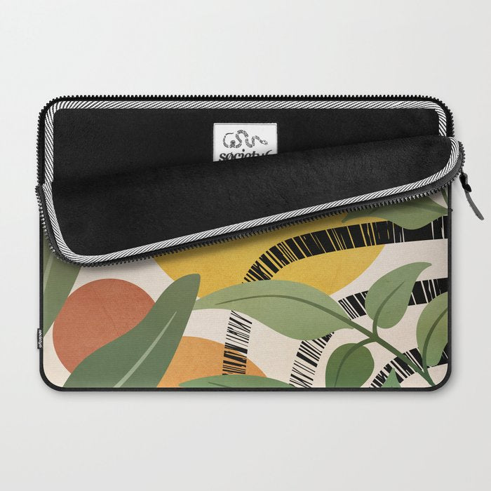 Tropical Garden Leaves 02 Laptop Sleeve Gallery Image 2