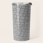 Gray Elephant Skin - Wild Animal Travel Mug Gallery Image 2