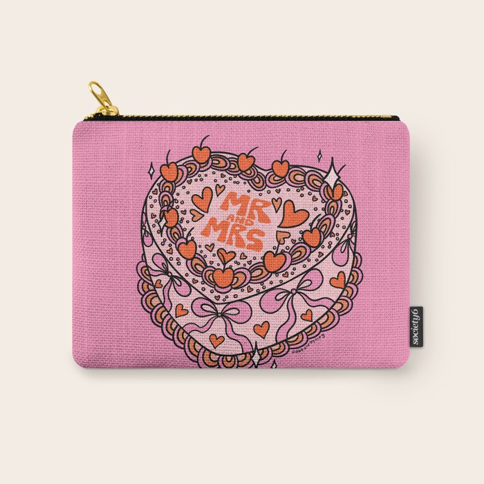 Mr. and Mrs. Cake Carry All Pouch Gallery Image 1