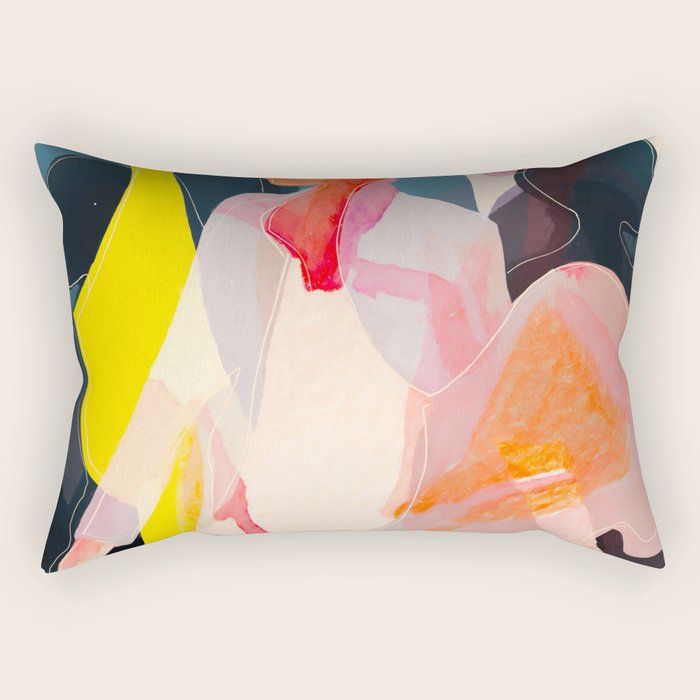 Abstract Figures Rectangular Pillow Gallery Image 1