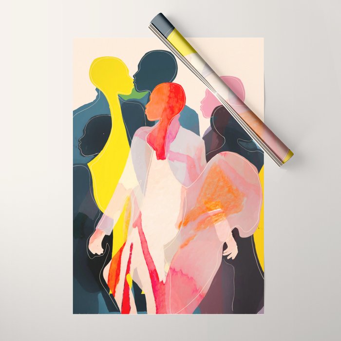 Abstract Figures Wrapping Paper Gallery Image 1