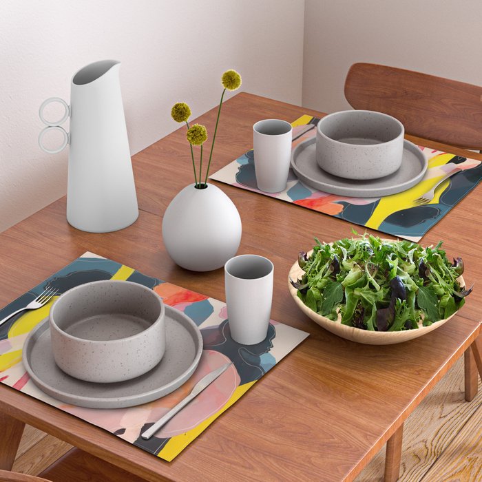 Abstract Figures Placemat Gallery Image 2