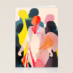 Abstract Figures Stationery Card Gallery Image 2
