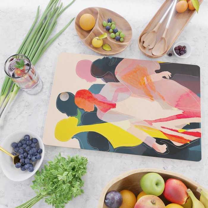 Abstract Figures Cutting Board Gallery Image 2