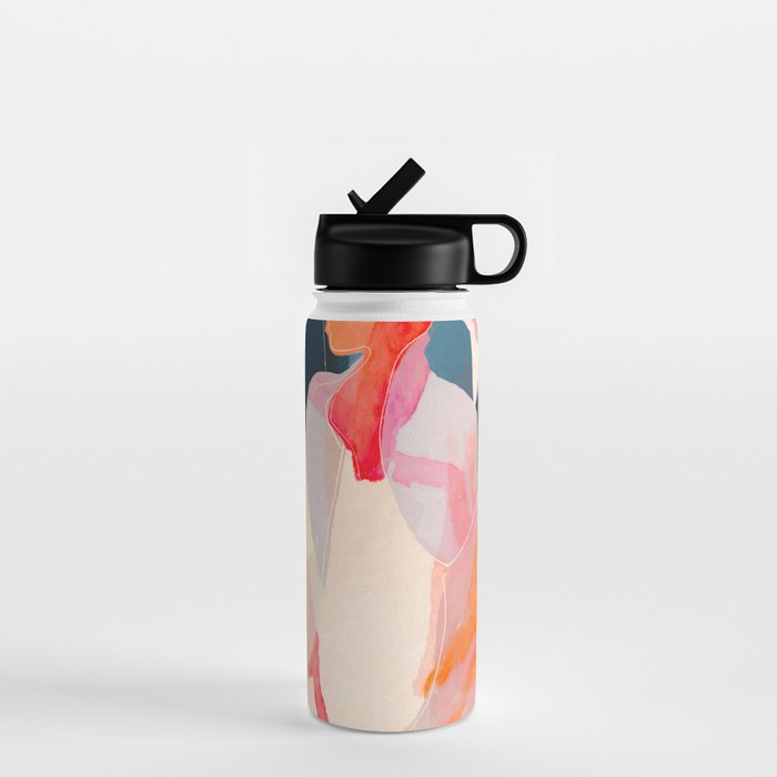 Abstract Figures Water Bottle Gallery Image 1