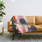 Abstract Figures Throw Blanket Gallery Image 1
