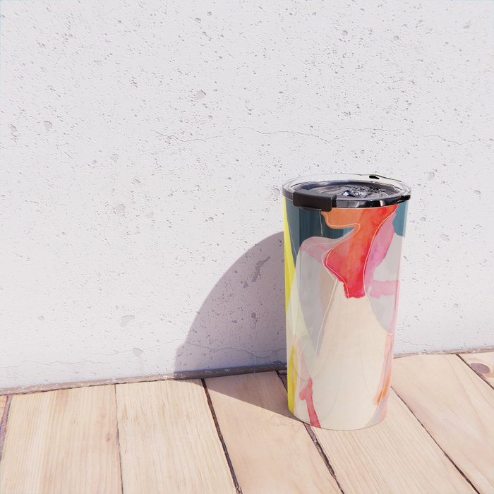 Abstract Figures Travel Mug Gallery Image 4